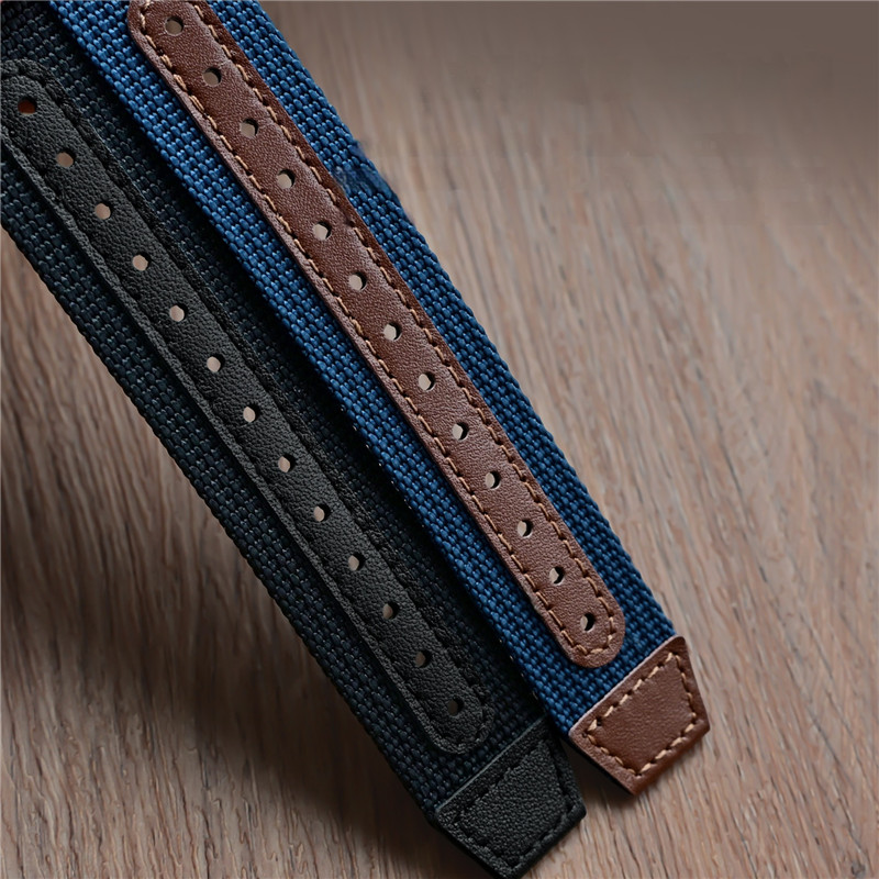 Nylon Ribbed Watch Band 20mm 2 - đánh giá và giá Nato Strap Nylon