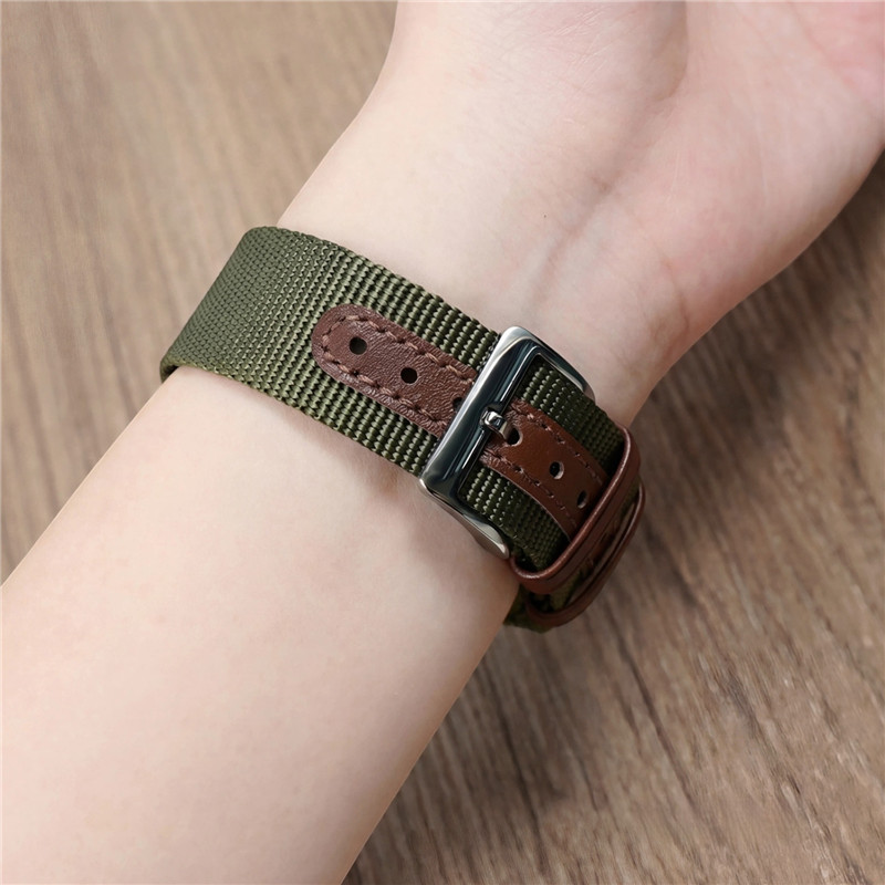 Nylon Ribbed Watch Band 20mm 2 - đánh giá và giá Nato Strap Nylon
