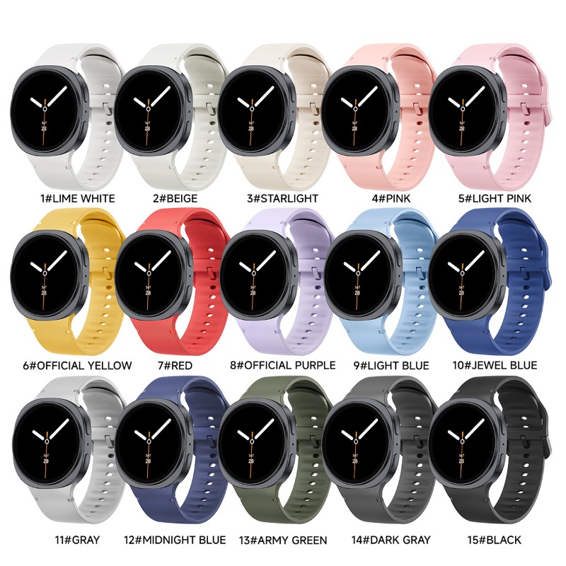 20/22mm Silicone Band For Sams - đánh giá và giá Silicone Watch Band 22Mm