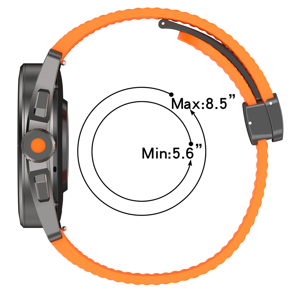 22MM Silicone Strap For HUAWEI - đánh giá và giá Silicone Watch Band 22Mm