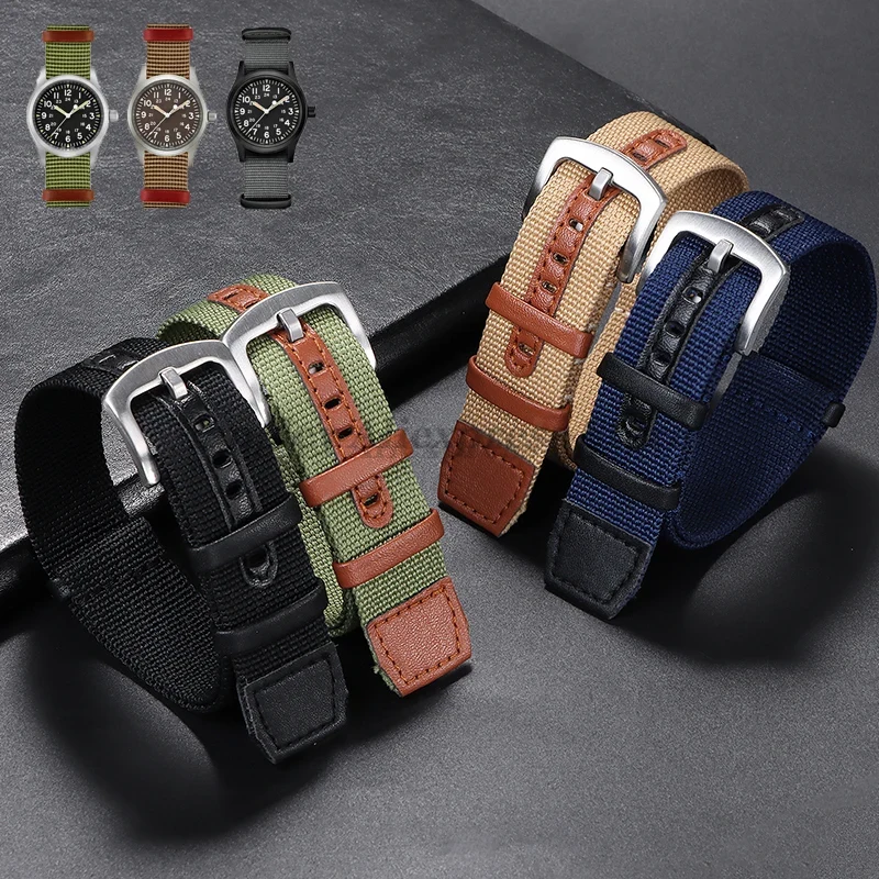 20mm 22mm Canvas Nylon Patch L - đánh giá và giá Nato Strap Nylon