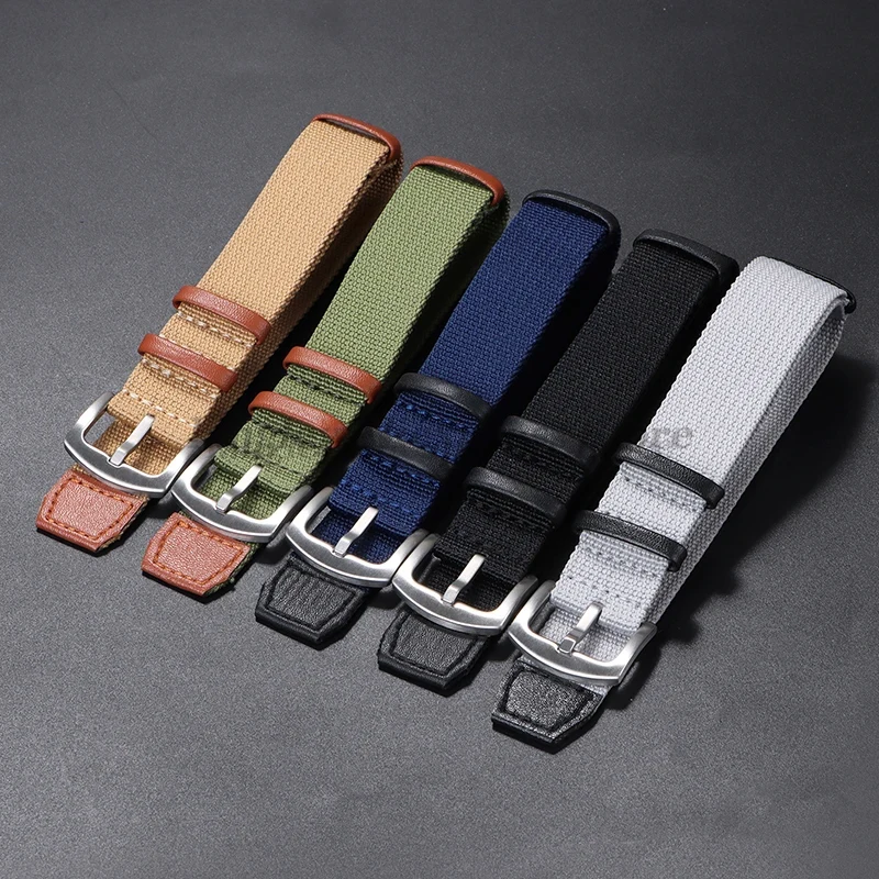 20mm 22mm Canvas Nylon Patch L - đánh giá và giá Nato Strap Nylon