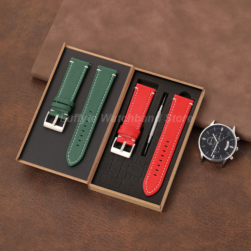 Double Sided Litchi Texture St - đánh giá và giá Leather Strap Quick Release