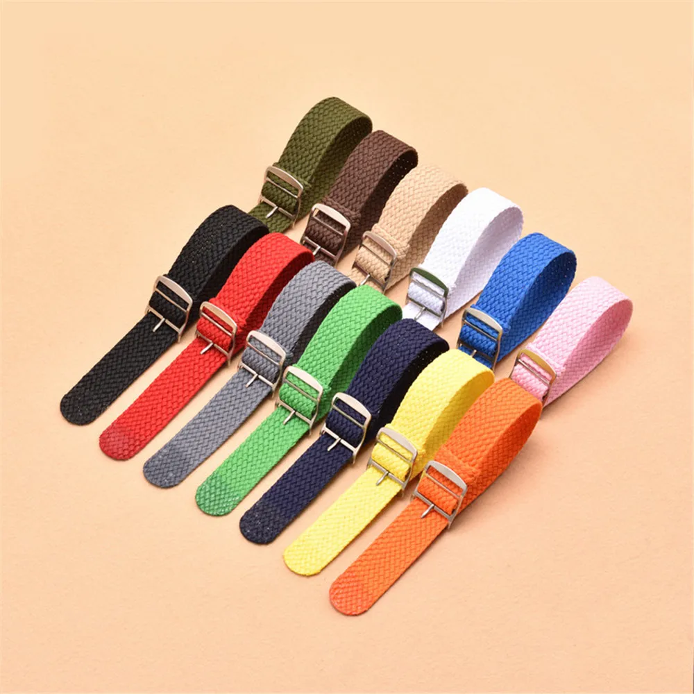 Nylon Strap 14mm 16mm 18mm 20m - đánh giá và giá Perlon Strap Woven