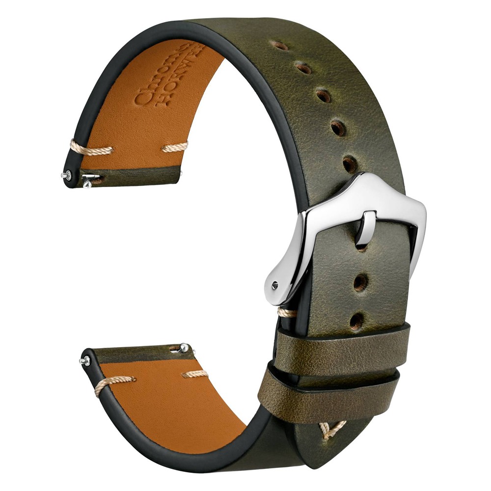 WOCCI Oil Wax Leather Watch St - đánh giá và giá Leather Strap Quick Release